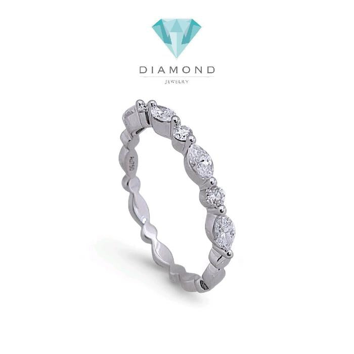 Marquise Diamond Ring 18K / Cincin Berlian Marquise 18K / Diamond Jewelry 371CB4500VIONLS-HT