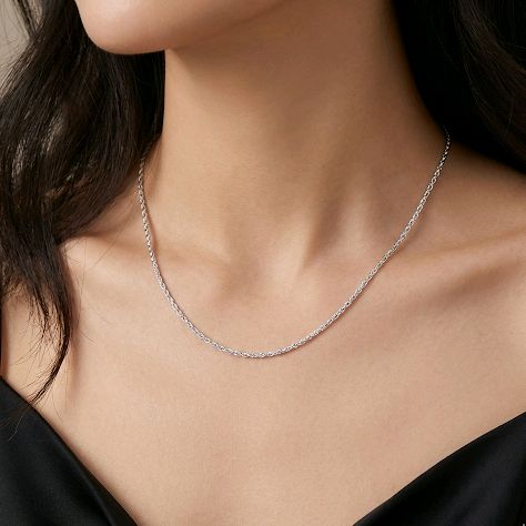 Chain Medium Necklace 700K / Kalung Emas Rantai 700K / 440KMS211LS