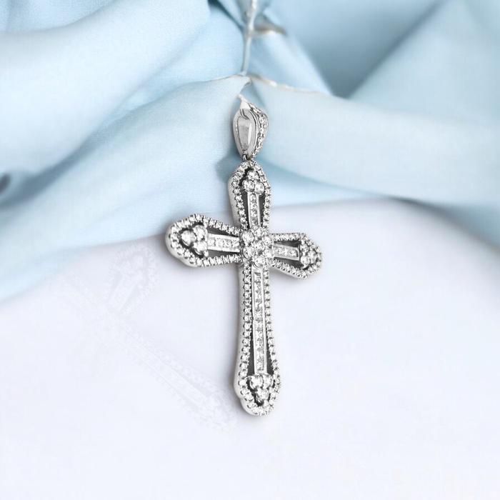 Cross diamond vintage  pendant /liontin emas salib vintage  18k -Diamond Jewelry
