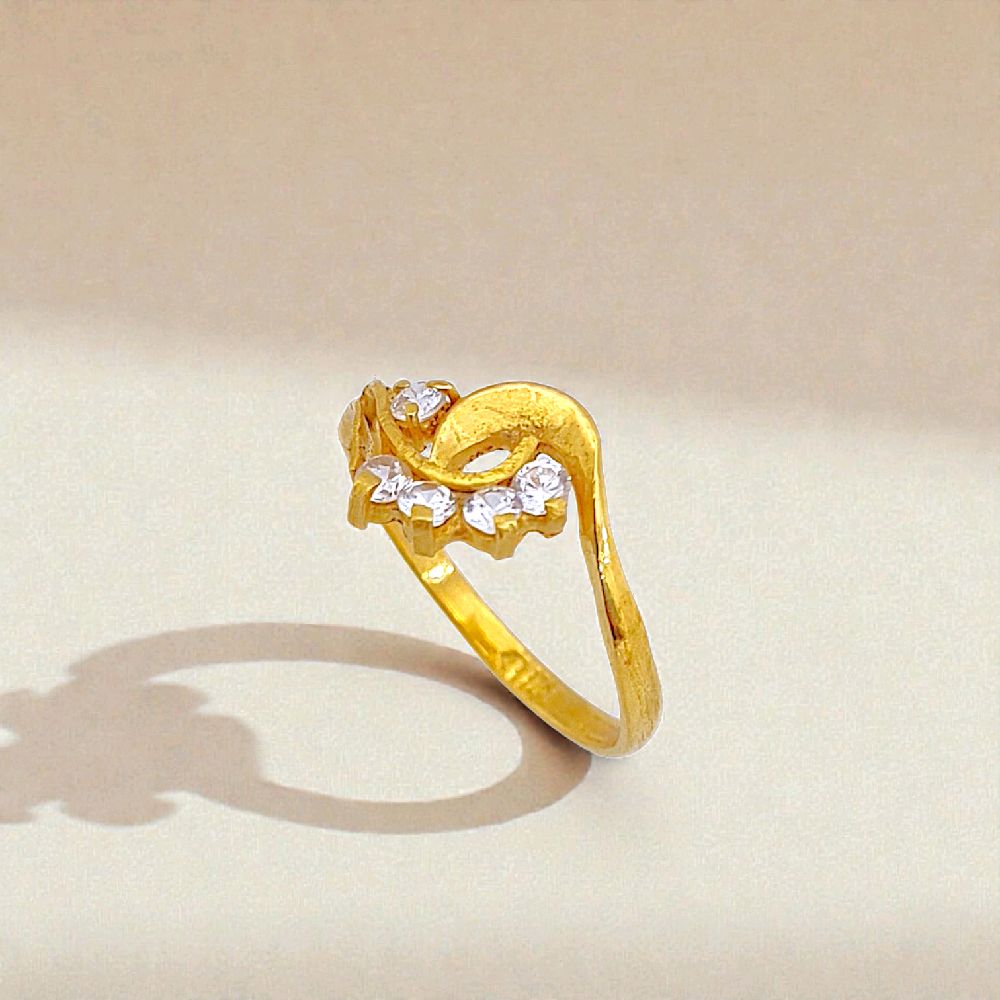 Wave Gold Ring 23K / Cincin Emas Ombak 23K / 82CMSWP3