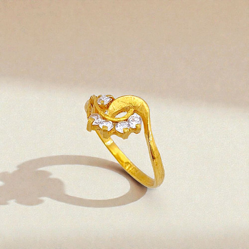 Wave Gold Ring 23K / Cincin Emas Ombak 23K / 82CMSWP3