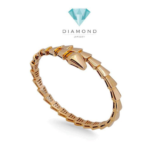 Ulo Serpenti Bracelet 18K / Gelang Ulo Serpenti 18K / Diamond Jewelry 405GBD2077RY-HT