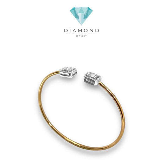 Gelang Berlian double baguette 18K / Diamond Jewelry