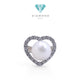 Love Diamond Pearl Ring 18K / Diamond Jewelry