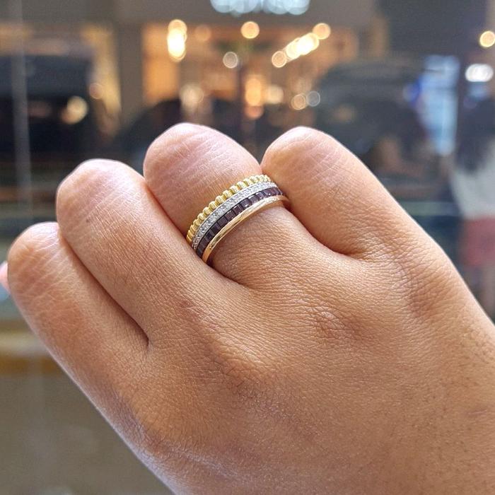 Quarte Small Ring 18K / Cincin Quarte Kecil 18K / Diamond Jewelry 15CBD13300RB