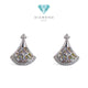 Diva's Diamond Rainbow Sparkle Earring 18K / Diamond Jewelry
