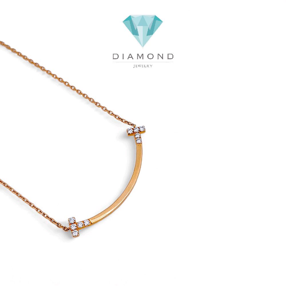 Smile Diamond Necklace 18K / Kalung Berlian Senyum 18K / Diamond Jewelry 132KBD66000AB -HT