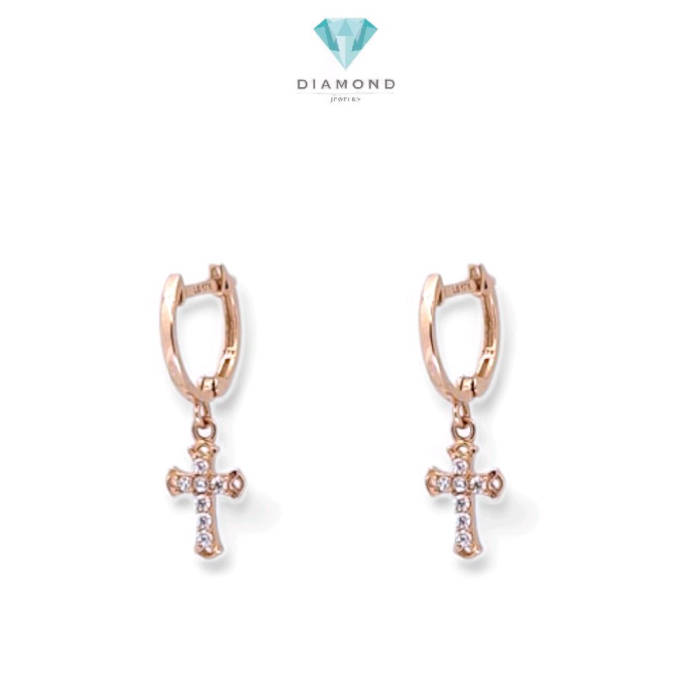 Anting Salib Emas 17K / Diamond Jewelry / 431AMS170LS