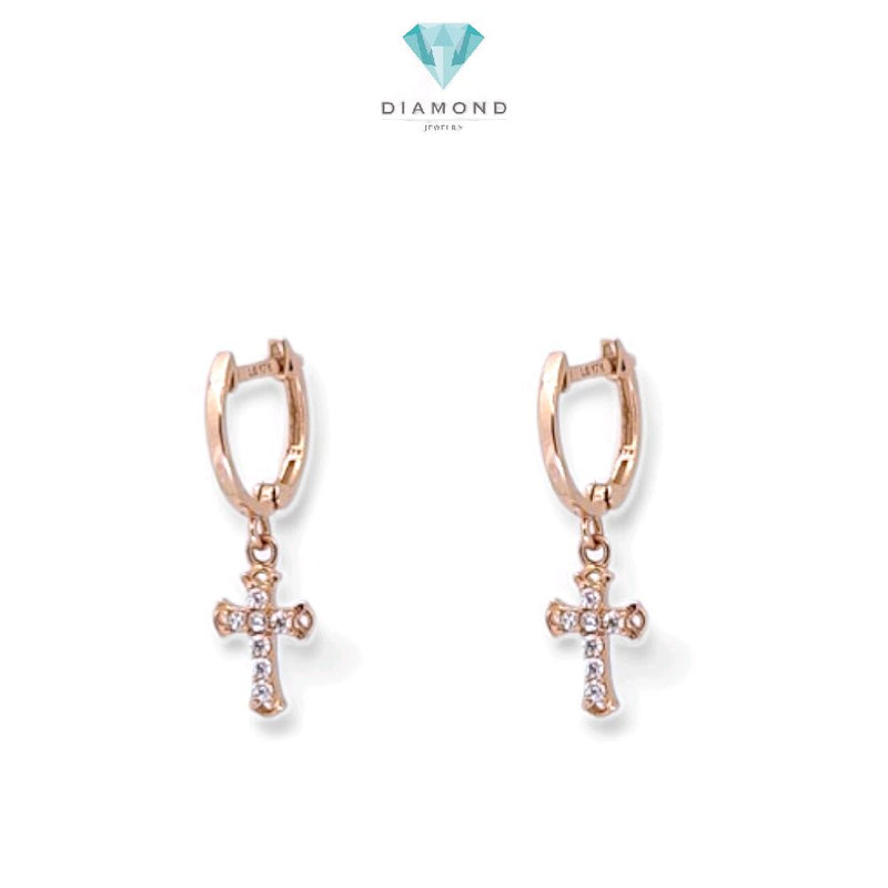Anting Salib Emas 17K / Diamond Jewelry / 431AMS170LS