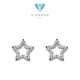 Star Diamond Earring/ Anting Bintang 18K/ Diamond Jewelry