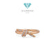 Knot Gold Ring 750K / Cincin Emas Knot 750K / Diamond Jewelry 413CMS163LS-HT