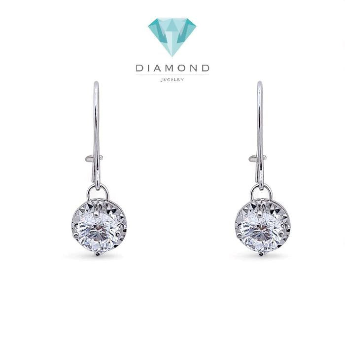 Solitaire Gold Earring 750K / Anting Emas Solitaire 750K / Diamond Jewelry 409AMS242LS-HT