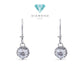Solitaire Gold Earring 750K / Anting Emas Solitaire 750K / Diamond Jewelry 409AMS242LS-HT