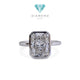 Diamond Lab Grown Cushion Ring 14K / Cincin Berlian Cushion 14K / Diamond Jewelry 355CBLGG1000LS HT