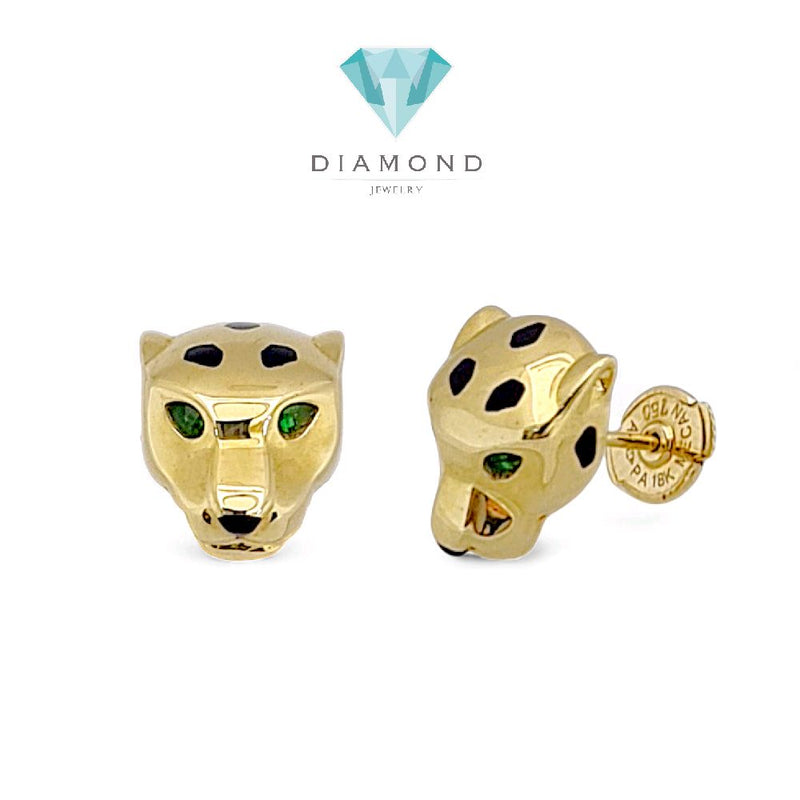 Panther Earring 18K / Anting Panther 18K / Diamond Jewelry 399ABD723RY - HT