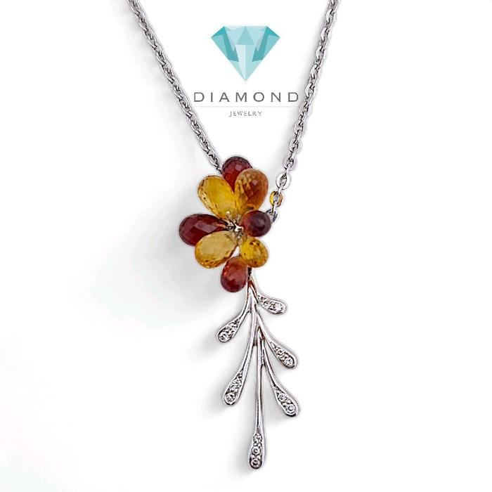 Liontin Flower Diamond 18K / Diamond Jewelry 13LBGT135WP-HT