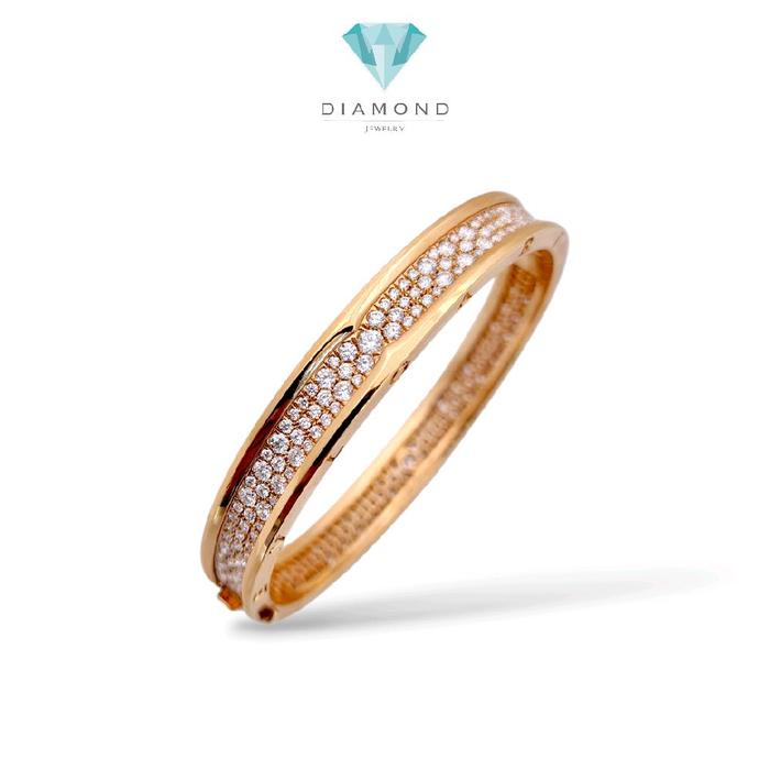Bvlgari Zero 1 Rock Bangle 18K / Diamond Jewelry / GBD865000ABLS