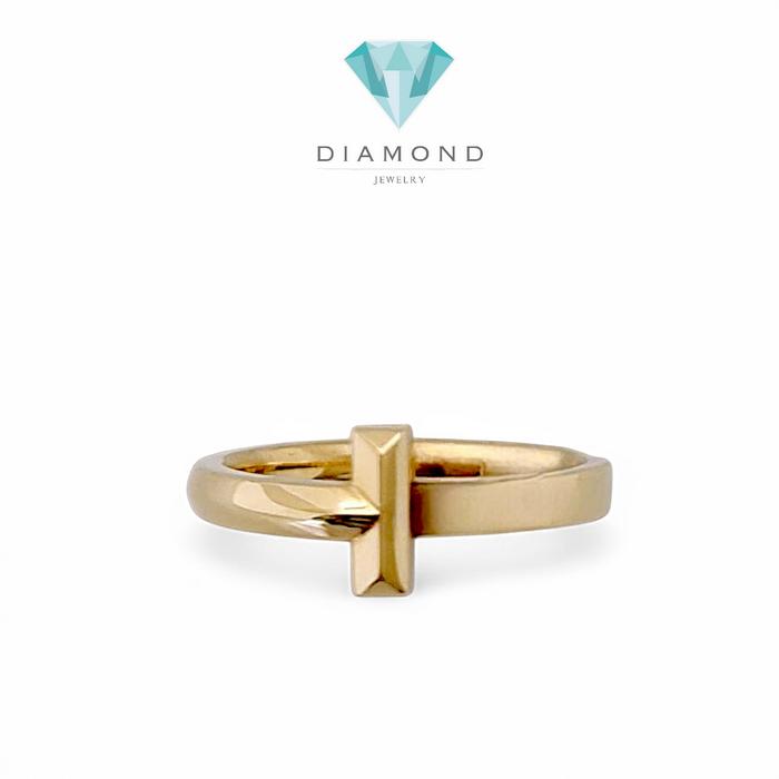 T1 Ring Couple Gold 18K/Cincin Emas T1 Couple / Diamond Jewelry-375CBD873RY/374CBD463RY-HT