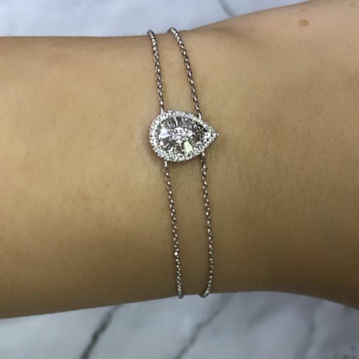 Sahara Tear Diamond Bracelet- gelang berlian -Diamond Jewelry