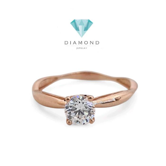 Cincin Mas Rose Gold Solitaire-Diamond Jewelry-415CMS140LS-HT