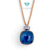 Turquoise Diamond Necklace 18K / Kalung Batu Turquoise Berlian 18K / Diamond Jewelry 137KBD86000AB HT