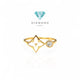 Cincin Emas 16K mutiara pearl  Diamond Jewelry