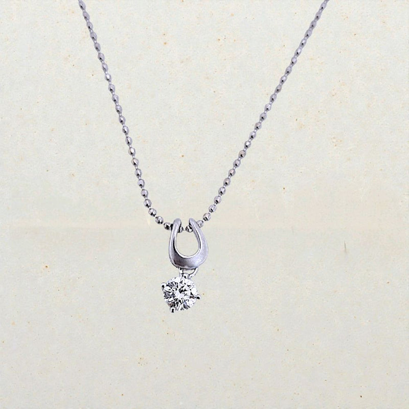 Solitaire Diamond Pendant 18K / Kalung Berlian Solitaire 18K / Diamond Jewelry / 1LB1090PP