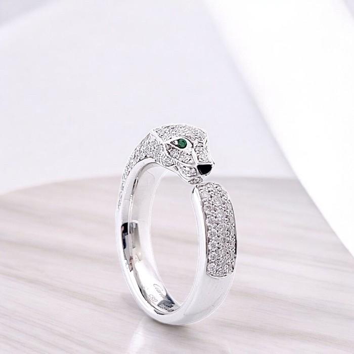 Diamond Ring Panther crt Diamond Ring 18K / Diamond Jewelry-HT Berlian Perhiasan Jewellery Emas-81CBD138000AB-HT