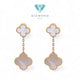 MOP Magic Alhambra Earrings / Diamond Jewelry