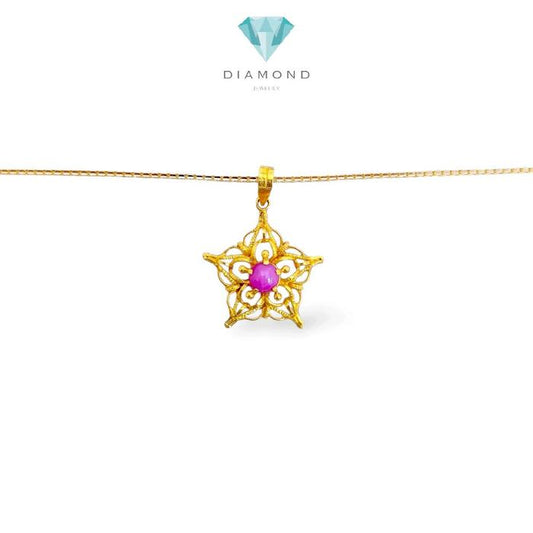 Precia Gold Pendants 23K / Liontin Emas Precia 23K / Diamond Jewelry / 222LMSWP2