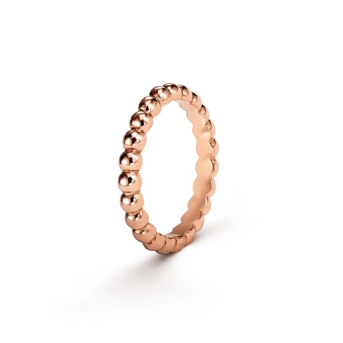Perlee gold ring 18k-Diamond Jewelry
