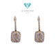 Baguette Diamond Earring 18K / Anting Berlian Baguette 18K / Diamond Jewelry 392AB7500VIONLS-HT