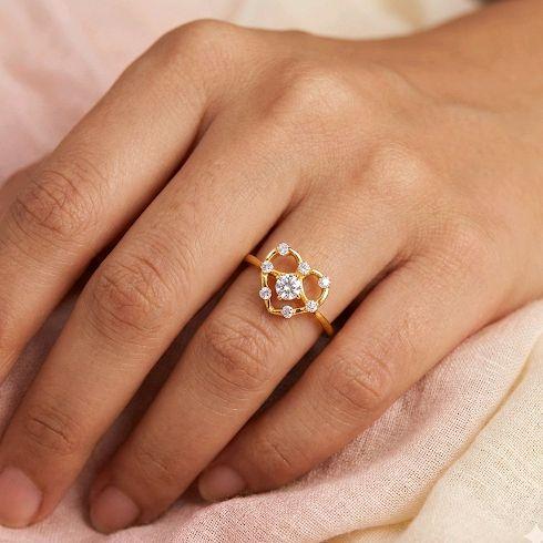 Love Gold Ring 23K / Cincin Emas Love 23K / 101CMSWP4
