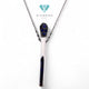 Matches Liontin Blue Sapphire 18K / Diamond Jewelry