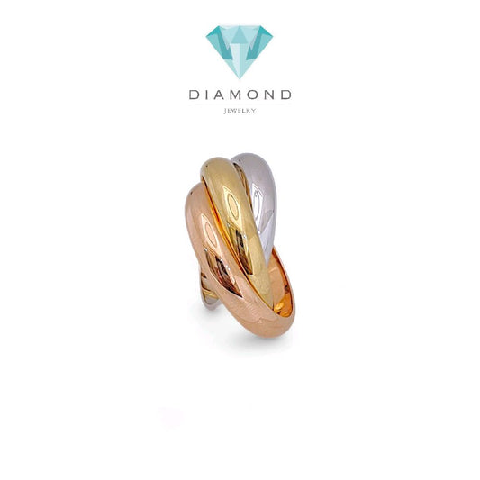 Trinity Large Ring 18K / Cincin Trinity Besar 18K / Diamond Jewelry 401CBD1233RY-HT