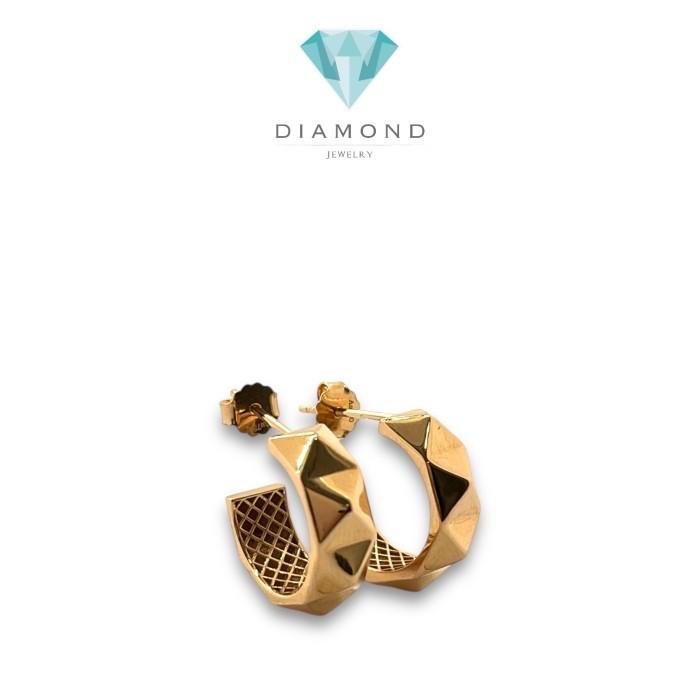 Earrings Hoop Gold / Anting Emas Valentino 18K-378AMS3000LS-HT