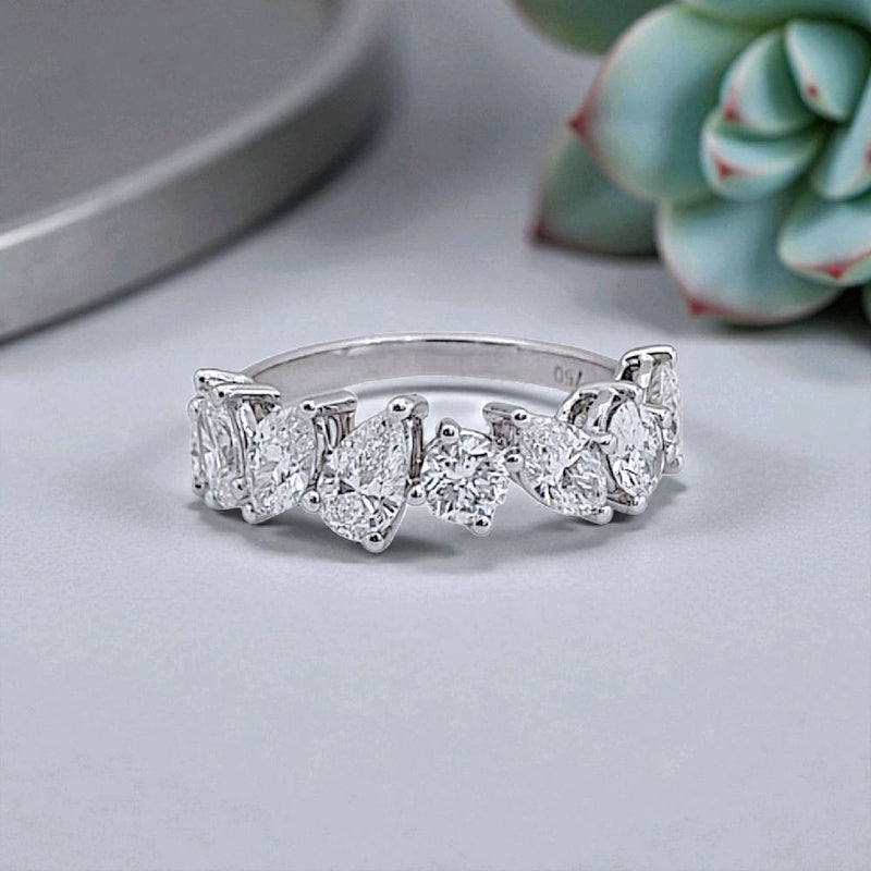 Fancyshape Diamond Ring 18K / Cincin Berlian Fancyshape 18K / Diamond Jewelry 372CB2900PRLS-HT