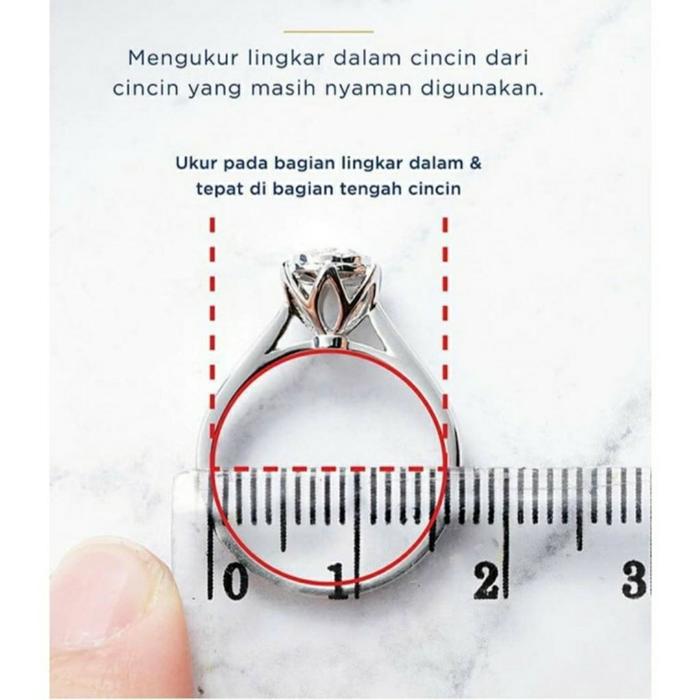 Cincin Kawin/Wedding Ring - Diamond Jewelry Two Tone 01020780/01020781