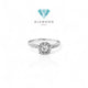 Solitaire Illusion Diamond Ring/Cincin Berlian Ilusi