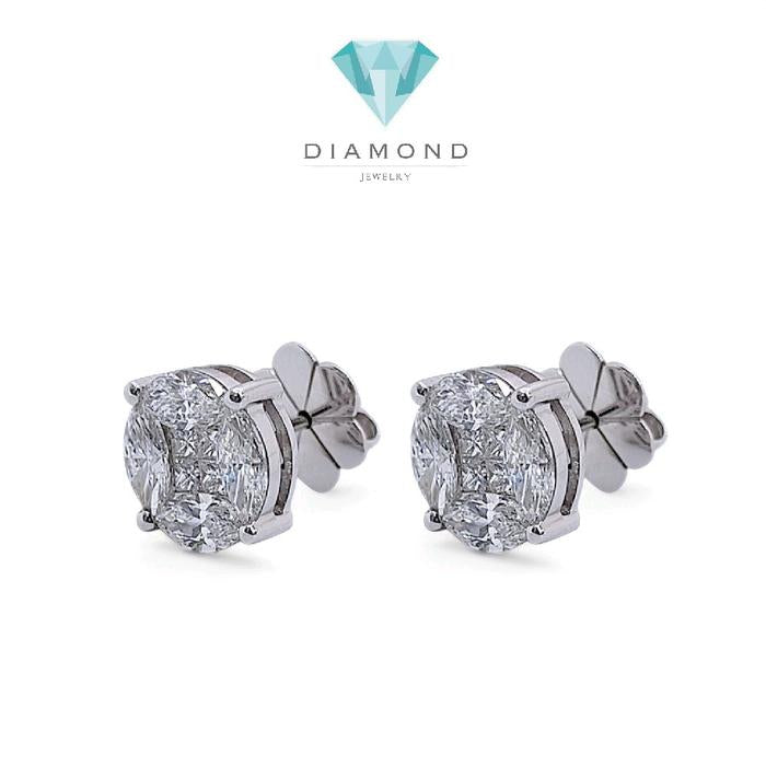 Esperansa Diamond Earring 18K / Anting Berlian Esperansa 18K / Diamond Jewelry 1AB4300PGK-HT