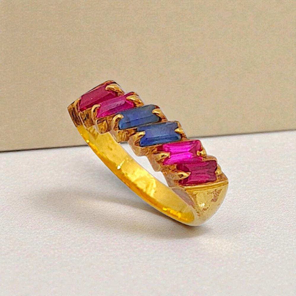 Rainbow Gold Ring 23K / Cincin Emas Pelangi 23K / 59CMSWP5