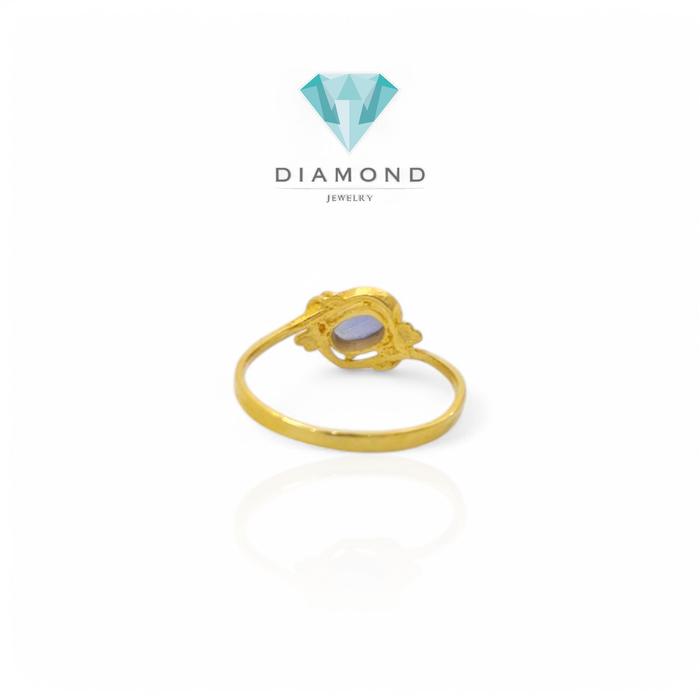 Cincin Emas Batu 23K-Diamond Jewelry-139CMSWP2-HT