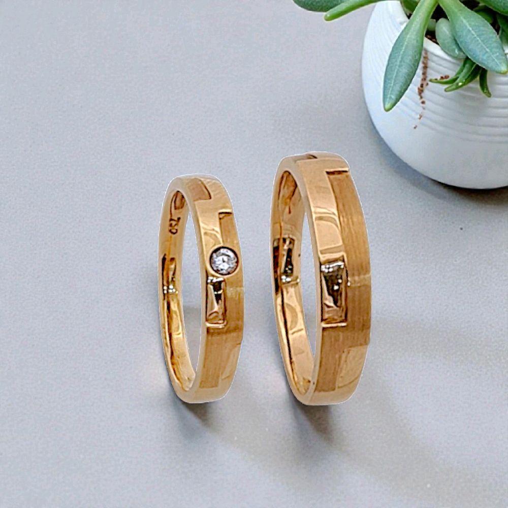 Wedding Diamond Ring 18K / Cincin Kawin Berlian 18K /Diamond Jewelry 49CBGT3800WPLS - 50CBGT3686WPLS