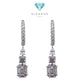 Hoop Baguette Diamond Earrings / Diamond Jewelry