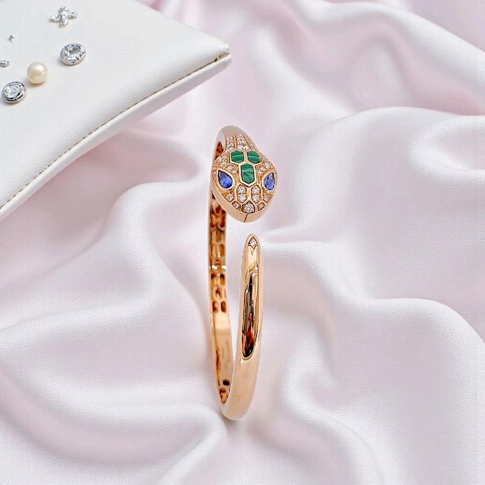 Ulo Serpenti Seduttori Bracelet 18K /Gelang Ulo Serpenti Seduttori 18K / Diamond Jewelry 24GBD35950RB-HT