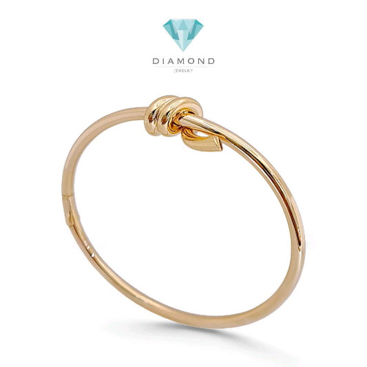 Knot Bracelet 18K / Gelang Knot 18K / Diamond Jewelry 421GBD1467RY-HT