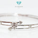 Diamond Bangle - Gelang Berlian - Diamond Jewelry - White 03030424