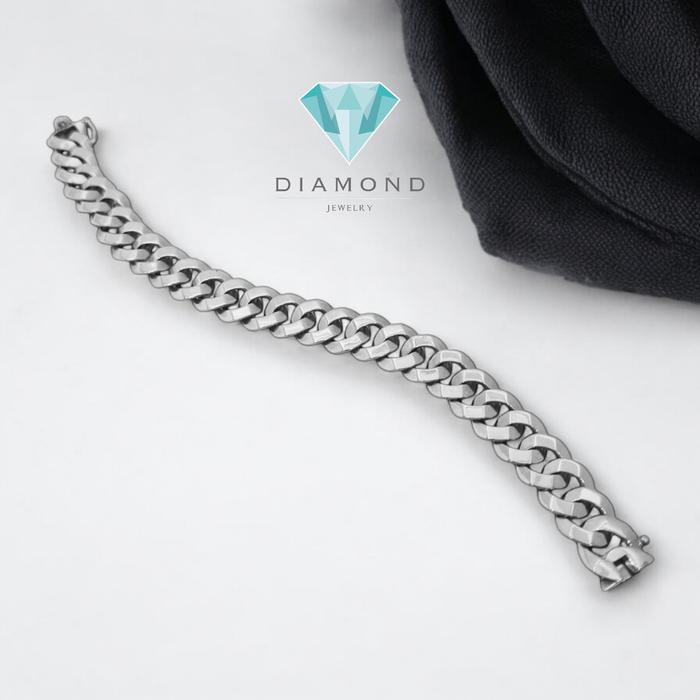 Gelang Sisik Naga Mas 700K-Diamond Jewelry-73GMS11WP-HT