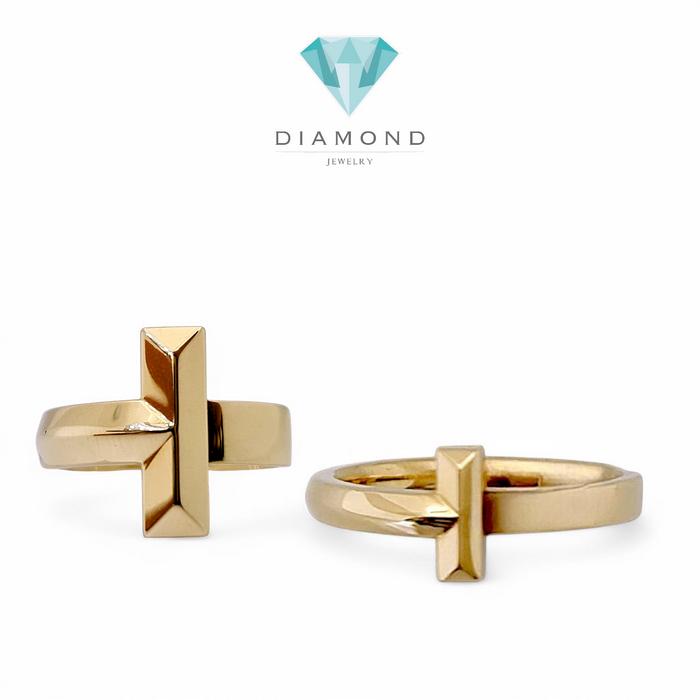 T1 Ring Couple Gold 18K/Cincin Emas T1 Couple / Diamond Jewelry-375CBD873RY/374CBD463RY-HT