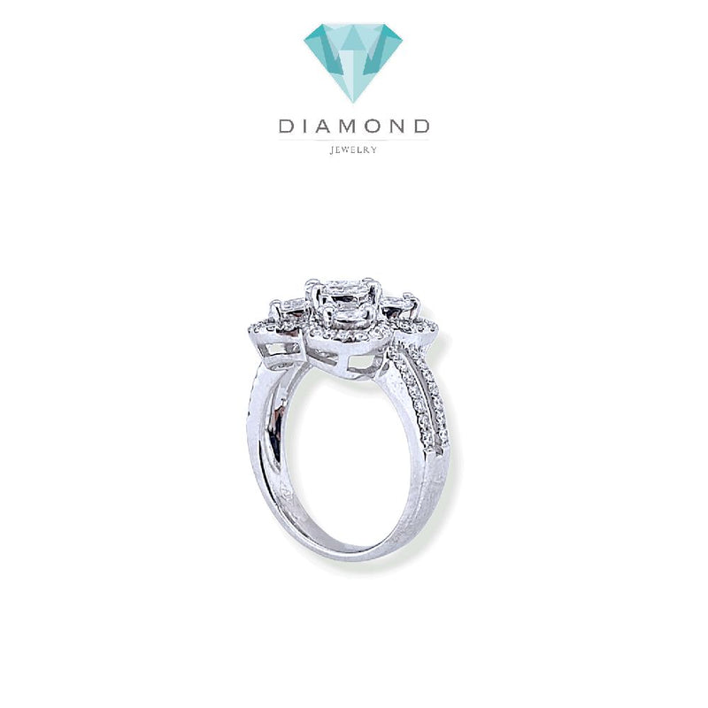 Flower Diamond Ring 18K / Cincin Bunga Diamond Jewelry / 4CB1335PP